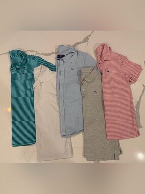 Vineyard Vines Boys Polo Shirt Lot